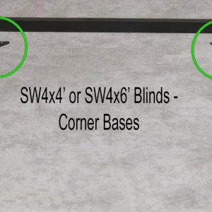 Blind Replacement Corner Base